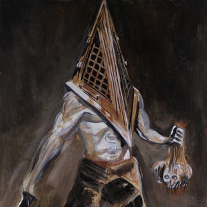 Silent Hill Art--Pyramid Head Art-- Pyramid Head Demon
