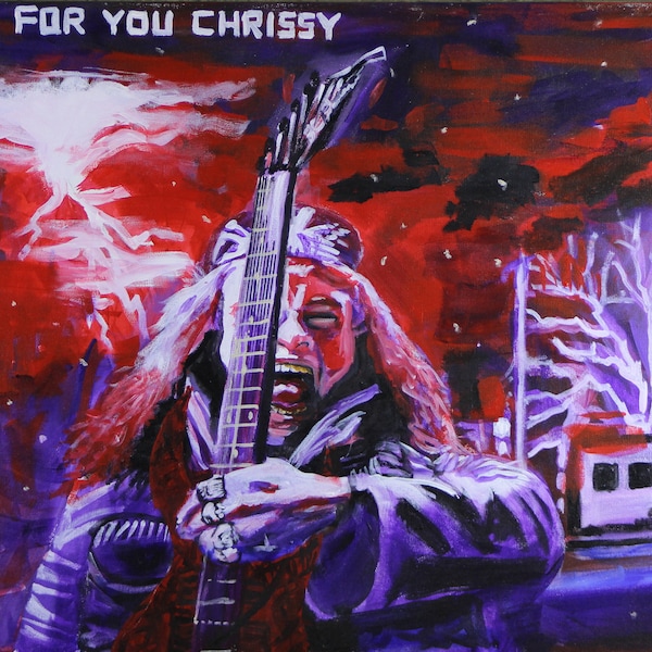 Eddie Munson Art--This is for you Chrissy-- Stranger Things
