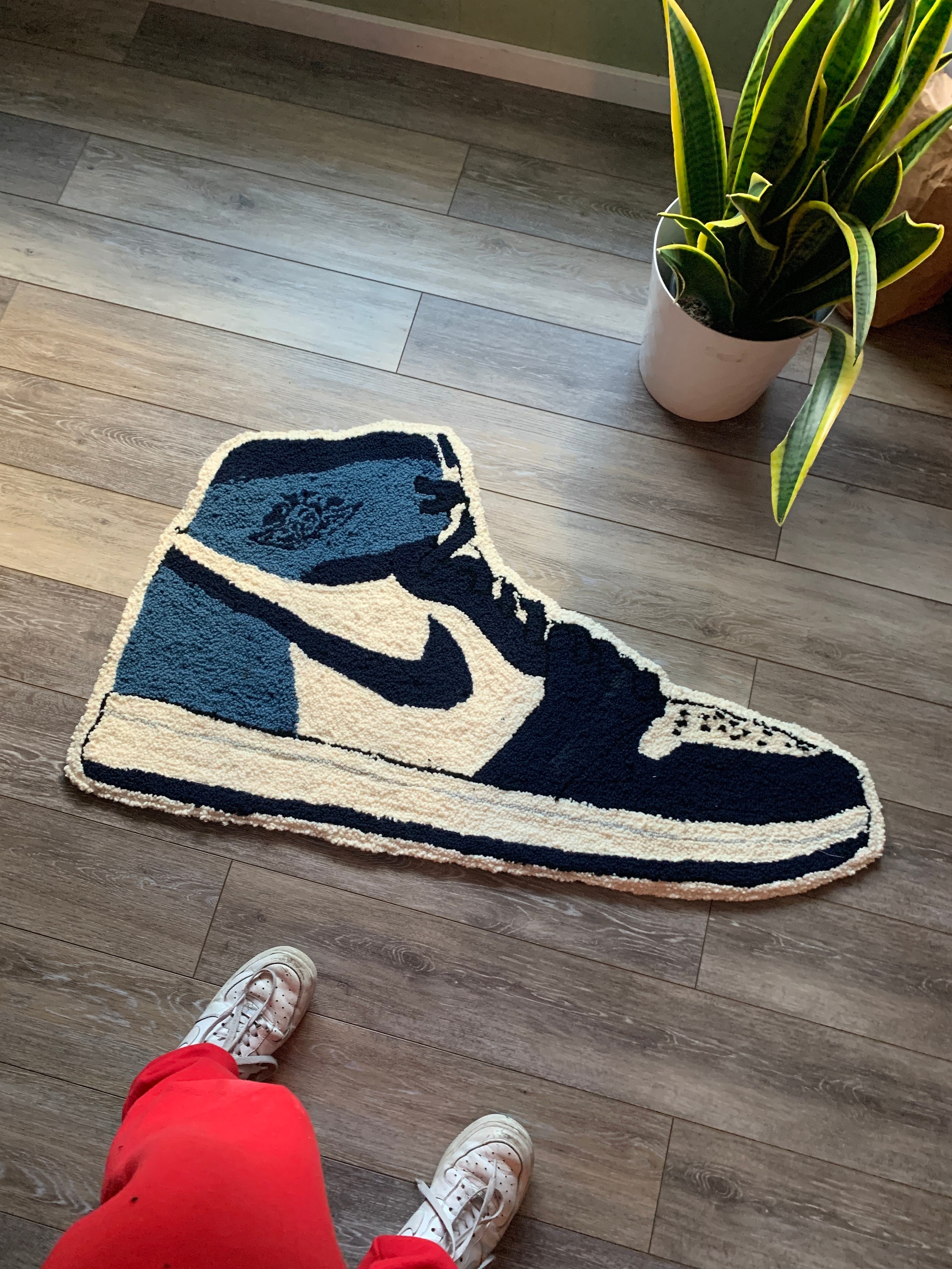 Jordan 1 Custom Rug Etsy