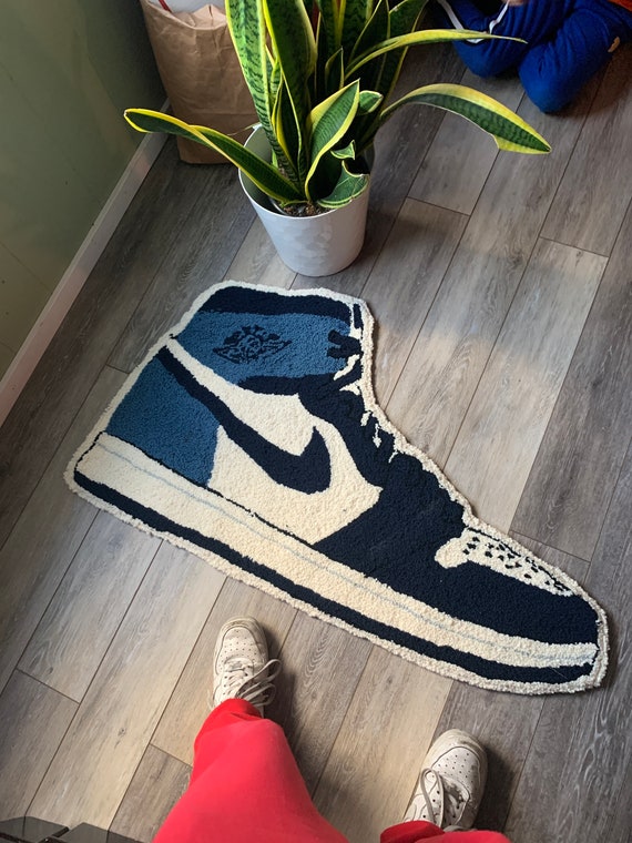 nike sneaker rug