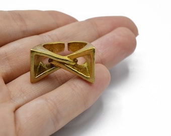 Adjustable Ring, Raw Brass Ring, Jewelry Supplier, Wholesale Ring, Mountings, Gold Ring, Brass Ring Findings, Settings Ring, Ar521