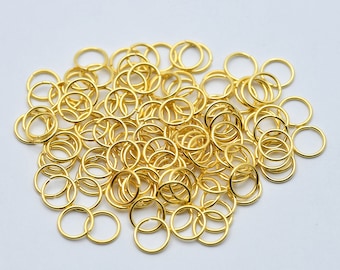 1000 Pcs 20 Ga 24k Shiny Gold Jump Ring, Bulk Jump Ring, Open Jump Ring, Gold Plated Connector, Wholesale Jump Ring, Jewelry Making Supplies