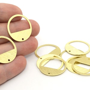 25 mm Rohmessing strukturierte leere runde Charms, runde Scheibe, Rohmessingmünzen, Medaillon, Stamping Tag, Großlieferant, Messingzubehör, RB464