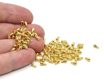 30p 8x13mm Teardrop glass Pendant Earrings Findings Connectors brass beads 1loop 30p 8x13mm Teardrop glass Pendant Earrings Findings Connectors brass beads 1loop