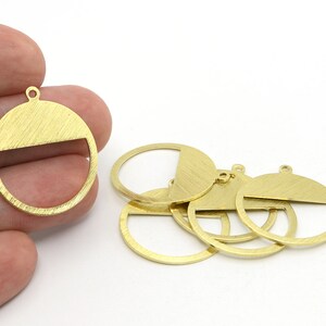 25 mm Rohmessing strukturierte leere runde Charms, runde Scheibe, Rohmessing Münzen, Medaillon, Stamping Tag, Großlieferant, Messingzubehör, RB566