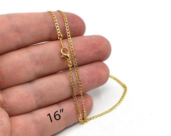 16 Inch Curb Chain - Etsy