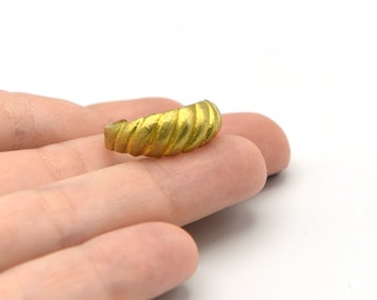 Raw Brass Adjustable Loop Ring, Brass Ring, Loop Ring, Wholesale Ring, Raw Brass Ring, Statement, Anniversary Ring, AR006