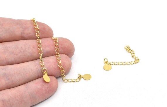 24k Shiny Gold Plated Extender Chain 