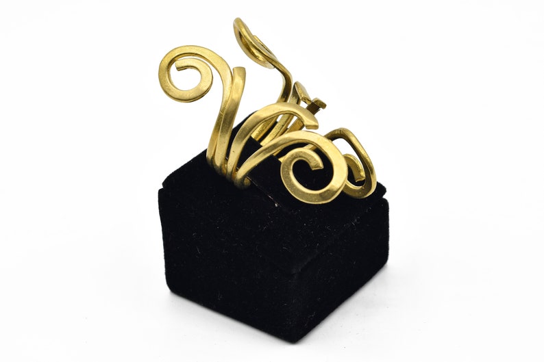 wholesale ringAR071 Adjustable Ring Loop Loop Ring Raw brass ring Jewelry Supplier