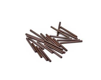 Himmeli Kopparrörspärlor 2 x 25 mm, Kopparpläterade, kopparrör 30 ST, JM051