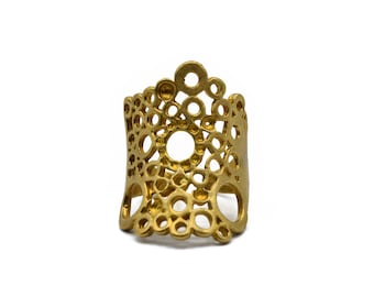 Adjustable Ring  - Raw Brass Ring - Jewelry Supplier - Whosale RingAR073
