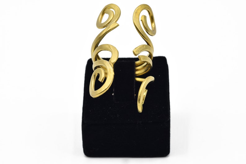 wholesale ringAR071 Adjustable Ring Loop Loop Ring Raw brass ring Jewelry Supplier