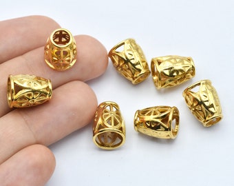 Embouts coniques plaqués or brillant 24 carats, Embouts coniques à pampille, Perles coniques plaquées or, Apprêts plaqués or, Grossiste GLD420