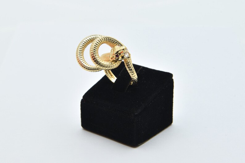 Gift Rings Gold Plated Open Snake Ring Minimalist Ring Dainty Ring Adjustable Animal Ring Wholesale Gold Plated Long Snake Ring
