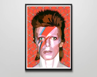David Bowie - Close Up Print