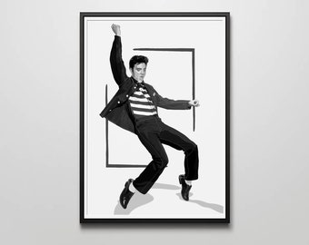 Elvis Presley - Jail House Rock Print