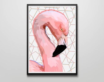 Flamingo Print