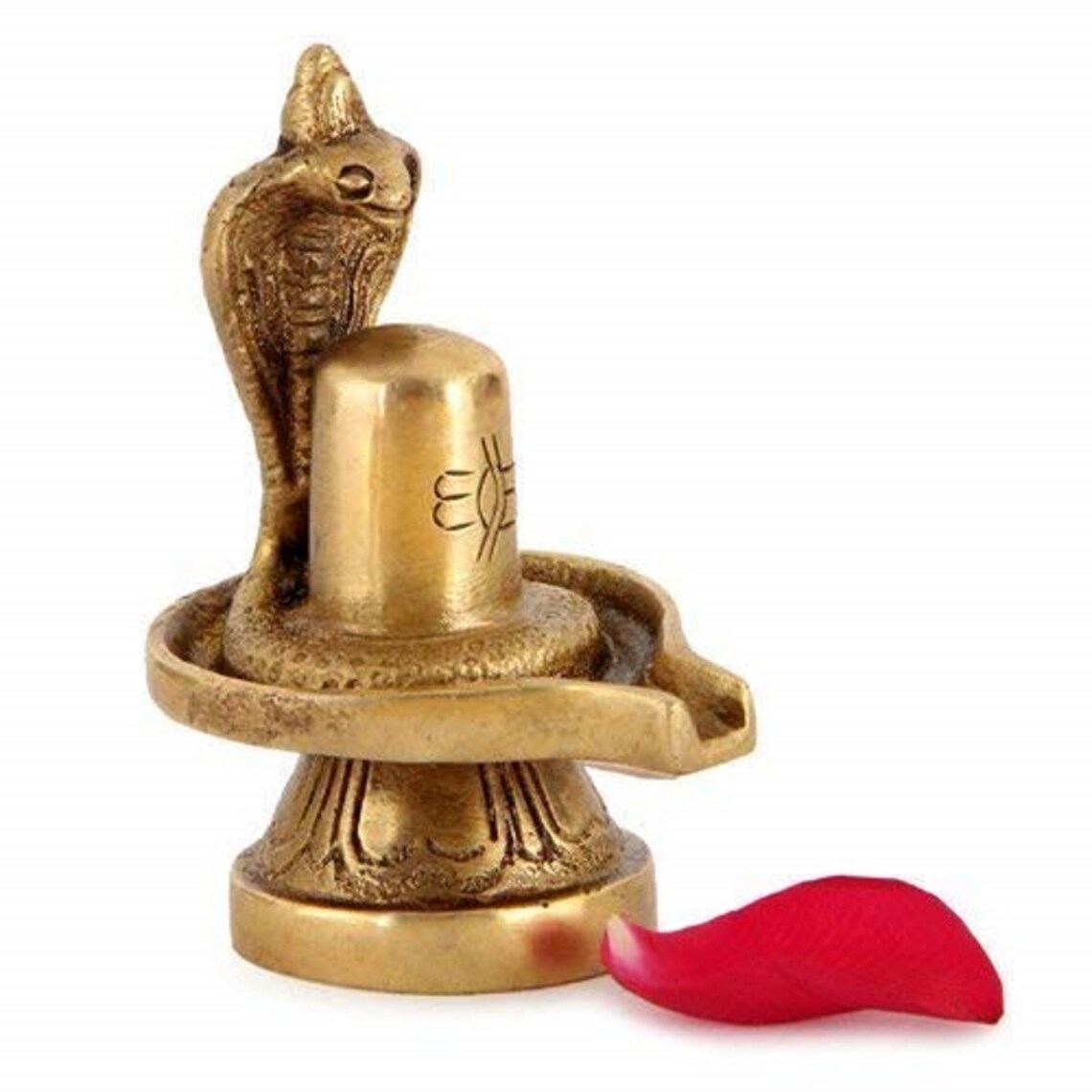 Handmade Brass Lord Shiva Lingam Sculpture Shivling Statue Etsy