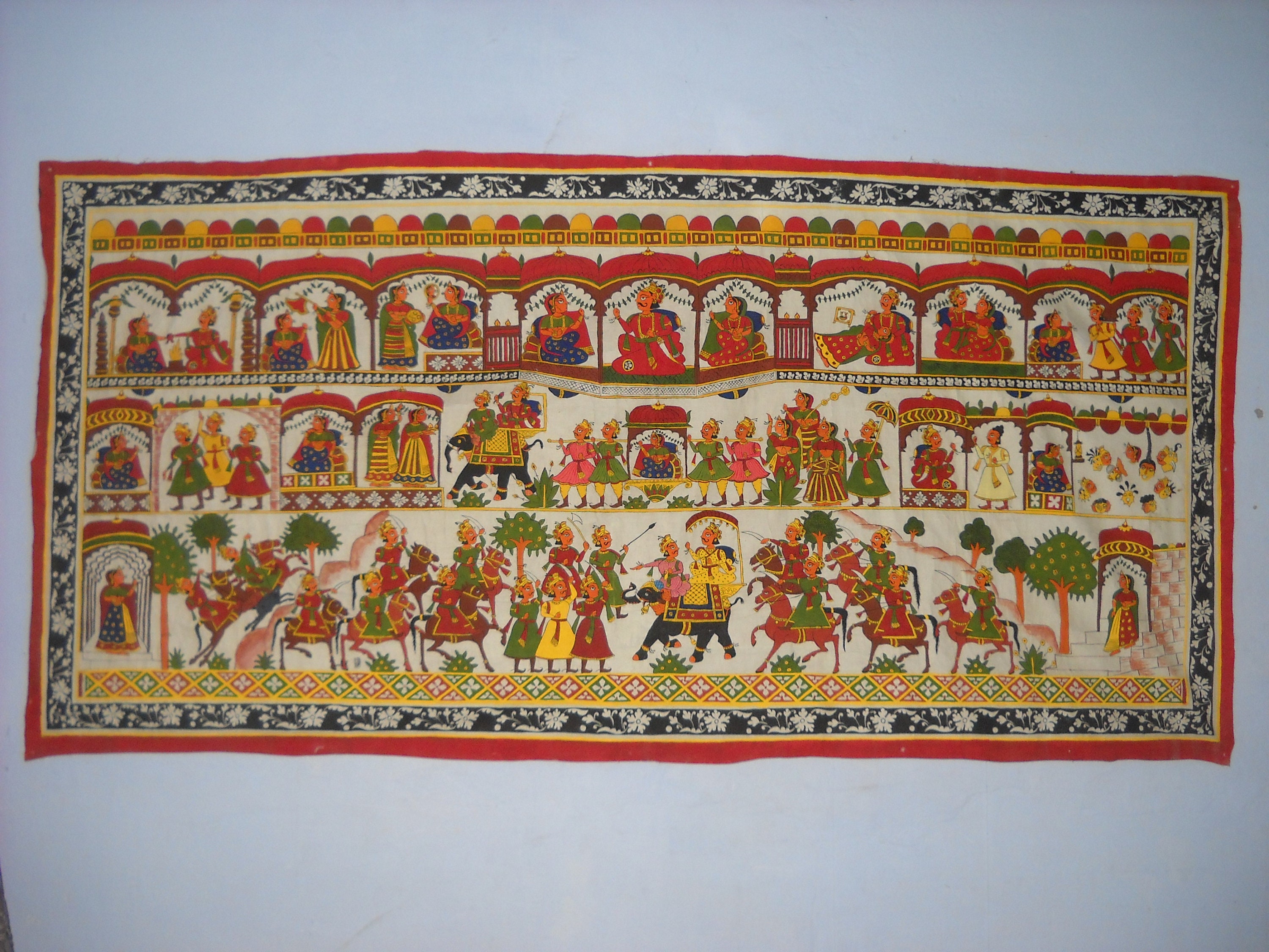 Handmade Traditional Rajasthani Phad Painting in Home Decor Etsy