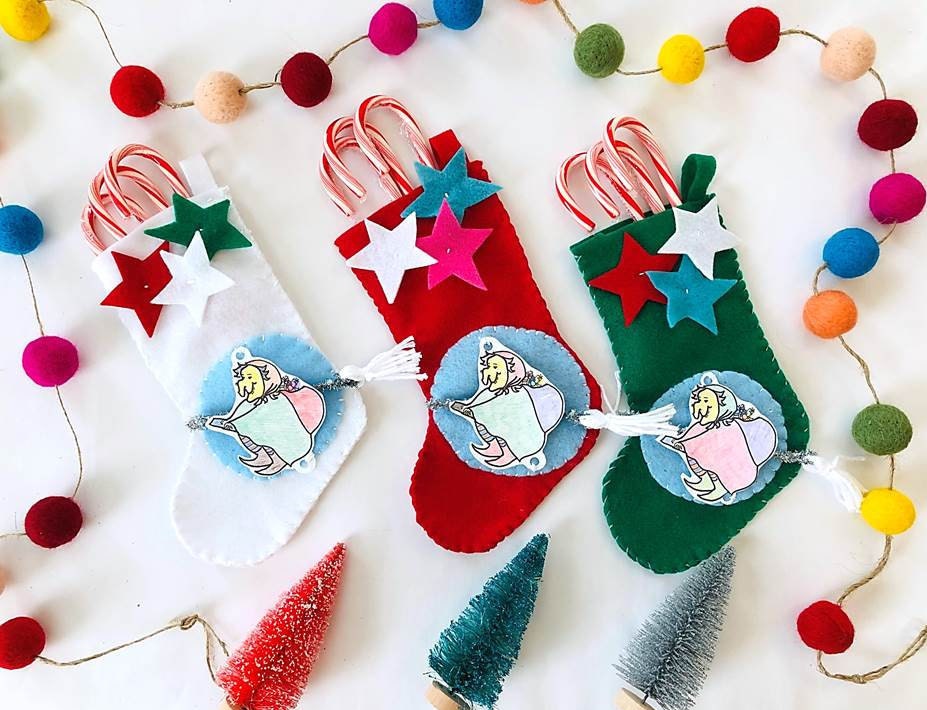 DIY La Befana Christmas Stocking Craft & Story Kit for Kids Etsy