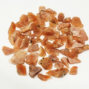 500 Ct Genuine Sunstone Raw Natural Sparkle Sunstone Rough, Sunstone Happiness Stone, Orange Sunstone Crystal Bulk Rough, Healing Sunstone