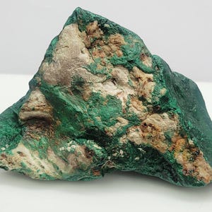 Raw Green Malachite Specimen: Healing Crystals Collection, Congo