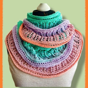 Summer loop &quot;Luftiküsschen&quot;, crochet loop, scarf, loop,