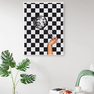Trendy Disco Ball Downloadable Print