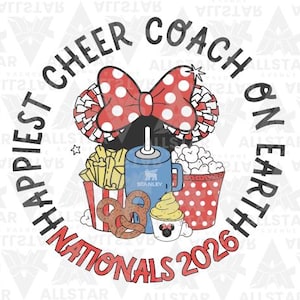 Cheerleading Nationals PRINTABLE png MESSAGE Me BEFORE Purchase for Custom OrdersCheer sublimation dtf