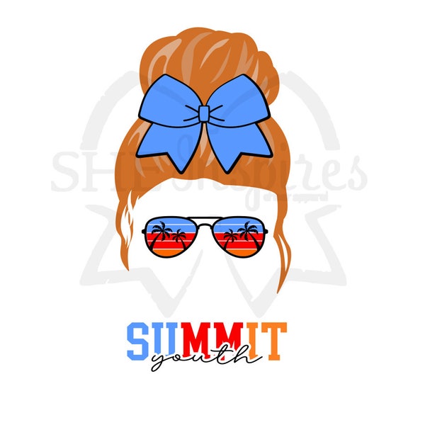 Youth Summit Athlete CUSTOM DESIGNS are NOT currently available Cheerleading Cheer Cheerleader svg png dtf sublimation Sunglasses Palm Tree