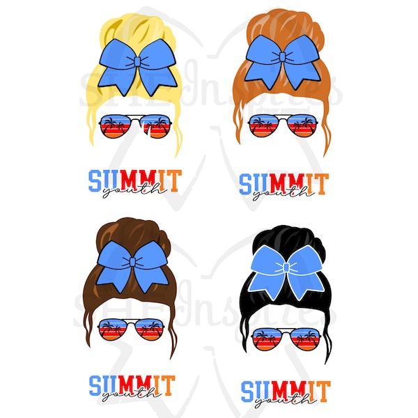 Youth Summit Athlete Bundle CUSTOM DESIGNS are NOT currently available Cheerleading Cheer Cheerleader svg png dtf sublimation