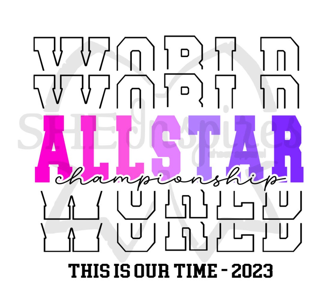 Allstar World Digital Download SVG PNG JPG Etsy