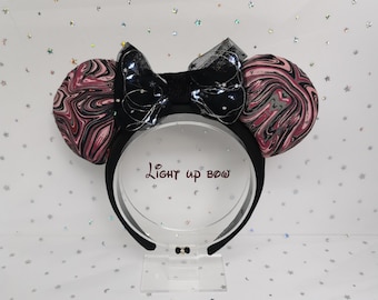 Phantom Manor Handmade Light Up Disney Ears | LED Mickey Minnie Headband | Perfect for Park Days, Disney Trips, Gifts & More