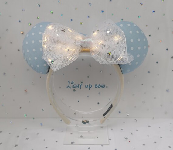 Blue Frozen Handmade Light up Disney Ears | LED Mickey  display picture 1
