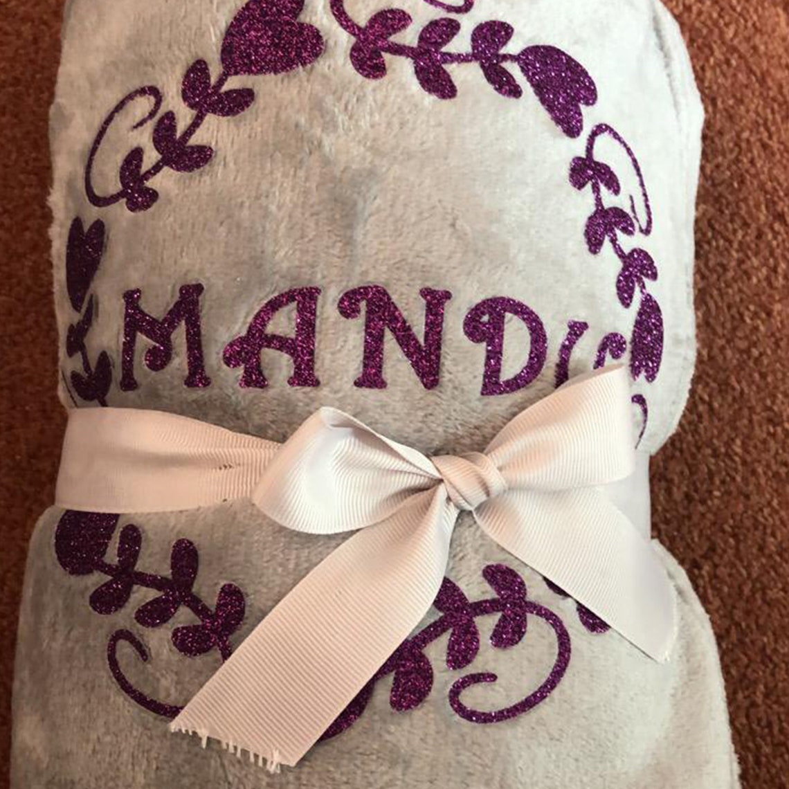 Super Soft Personalized Blanket Unique Gift Custom Throw Etsy UK