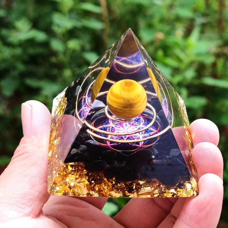 Price reduction Natural All stores are sold Tiger#39;s Eye Crystal Org Obsidian With Sphere