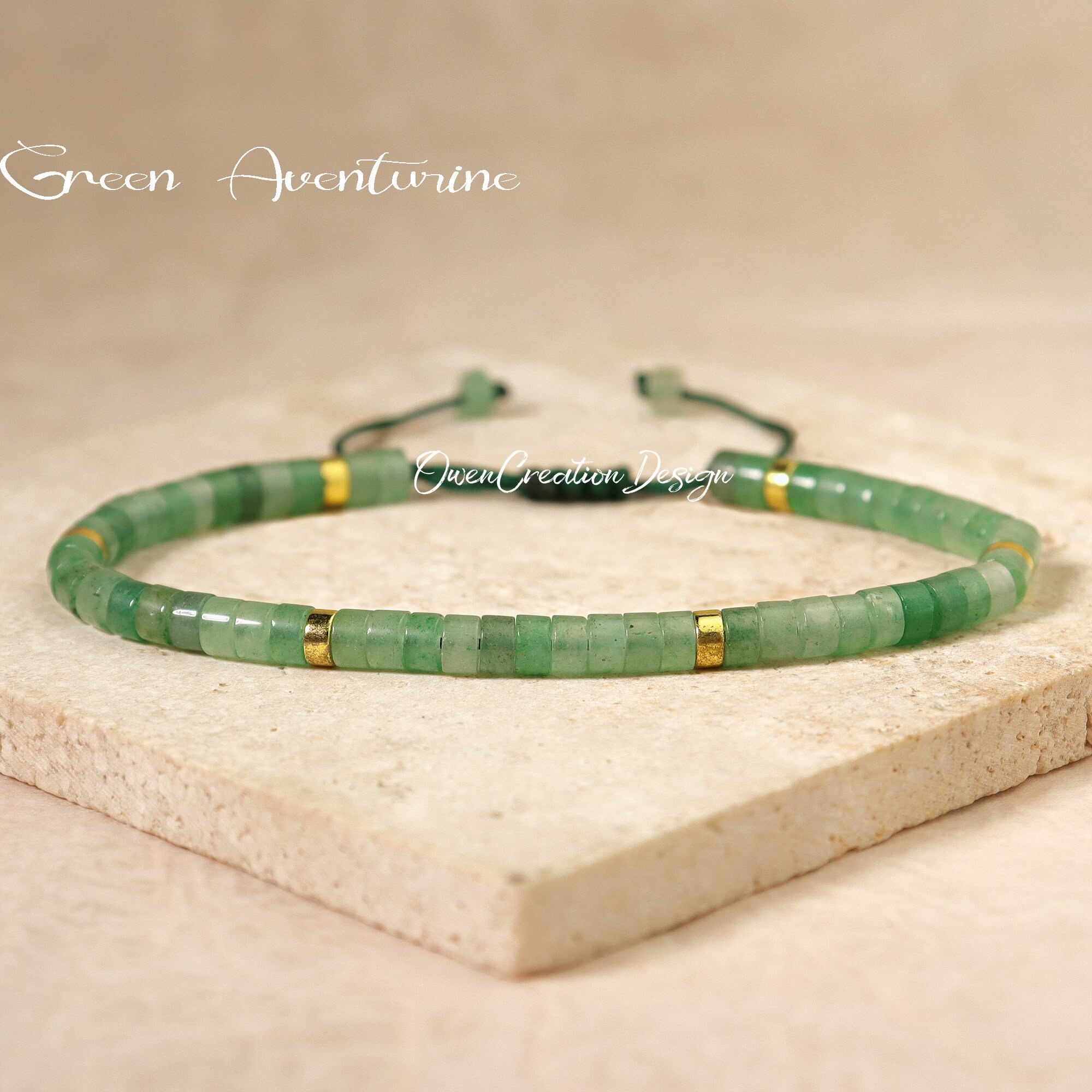 Aventurine Heart Chakra Bracelet | Earthbound Trading Co.