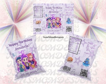 Personalized KPop Huntrix Chip Bag JPG