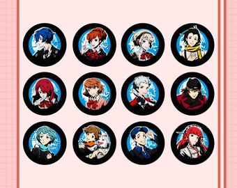 Persona 3 Pinback Buttons