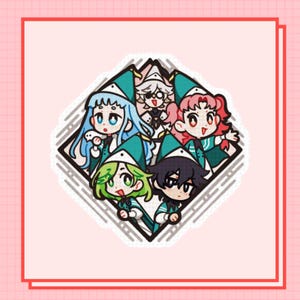 Witch Hat Atelier Frosted Glitter Sticker