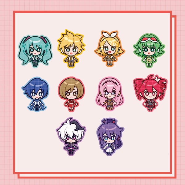 Vocaloid Phone Charms