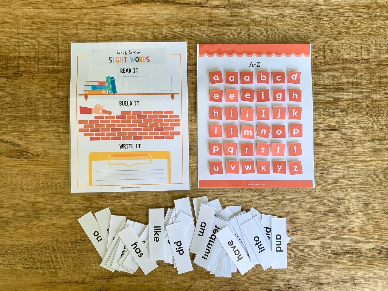 Sight Words Kindergarten Printable Homeschool Learning - Etsy