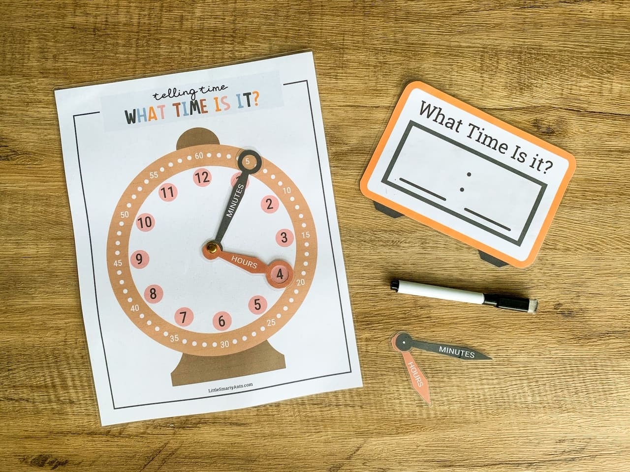 Learning Time Printable Clock What Time is It Telling Time - Etsy