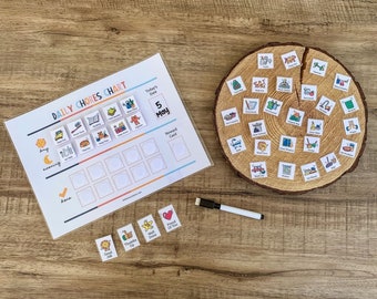 Daily Chores Chart, Kids Chore Chart, Printable Chore Chart, Kids Routine Chart, Kids Checklist, Kids Day Planner, Chore List Kids