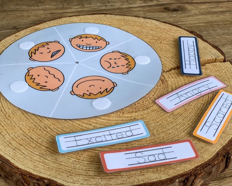 Emotion Printable Emotions &amp; Feelings Montessori Printable - Etsy