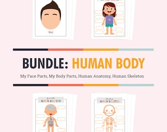 Libro Ocupado, Cuerpo Humano, Partes De La Cara, Partes Del Cuerpo, Anatomía Humana, Esqueleto Imprimible, Educación En Casa, Preescolar Imprimible, Actividades Montessori