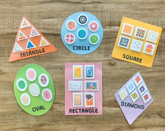 Shape Matching Activity, Shapes Printable, Learning Shapes, Toddler Activity, Shapes Activity, Montessori Shapes, Preschool Shapes, Pre-K