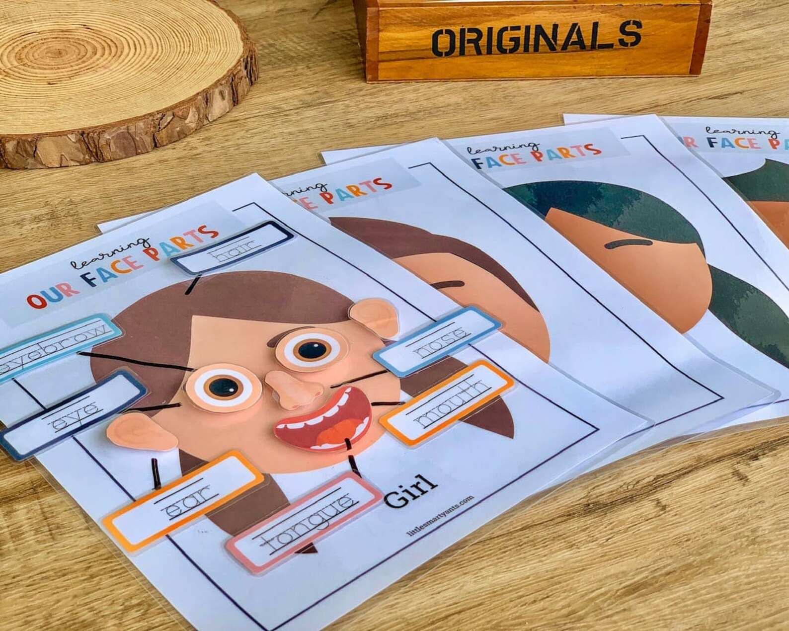 Printable Face Parts Learning Faces 5 Senses Printable My - Etsy Hong Kong