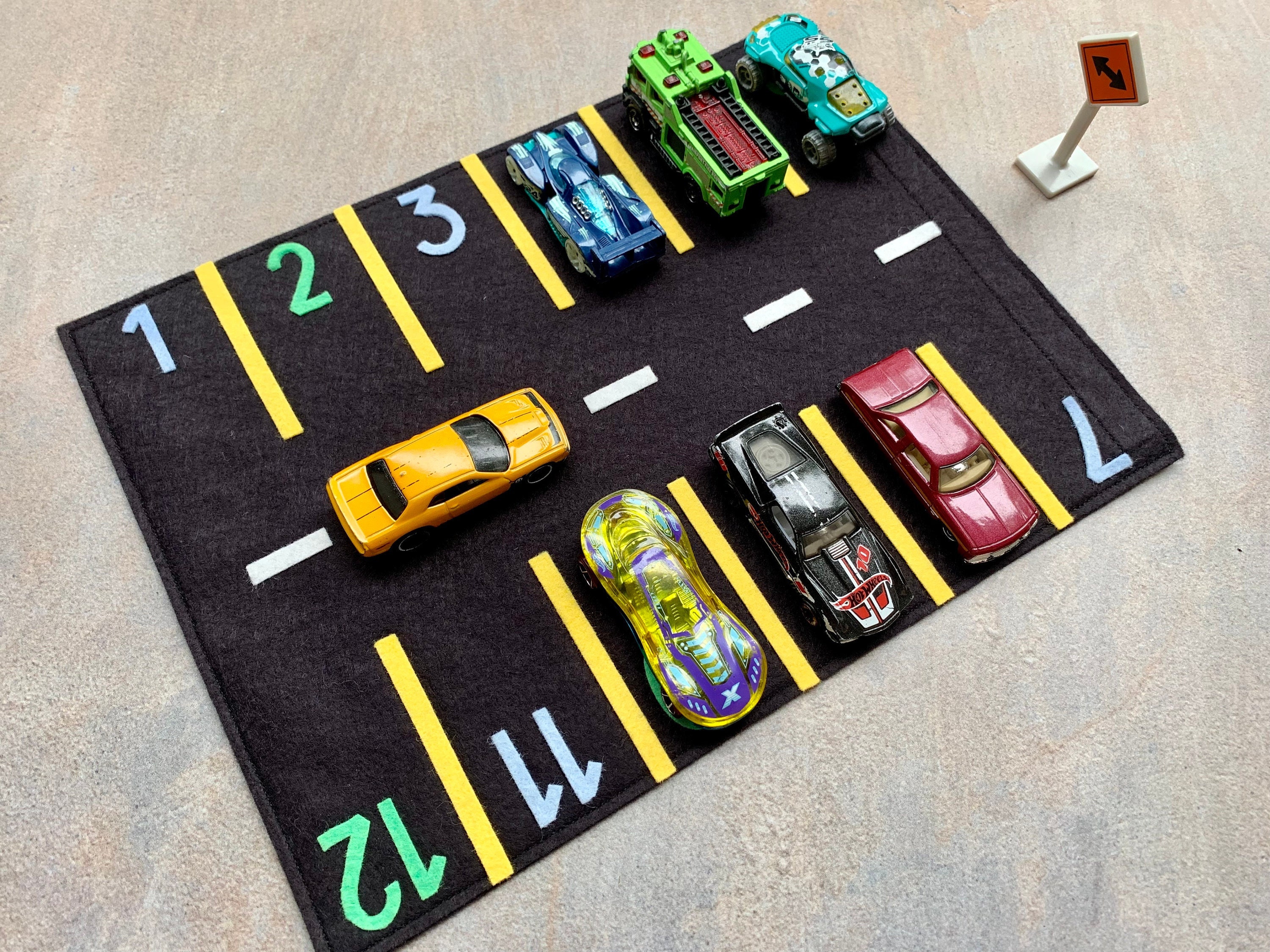 Toy Car Play Mat Sewing Pattern Instant Download PDF Sewing