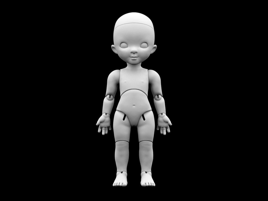 STL BJD Baby Doll For 3d Printing Etsy stl-bjd-baby-doll-for-3d-printing-etsy